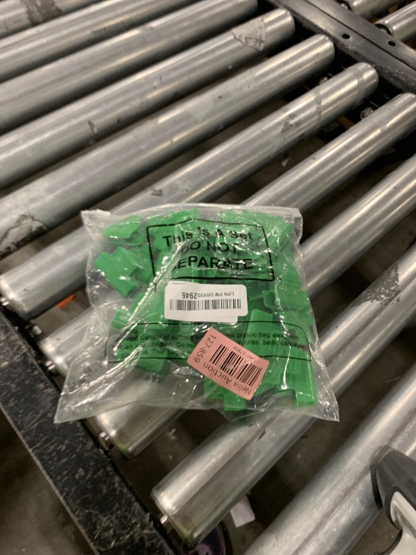 Photo 1 of Patelai 40 Pieces Greenhouse Clamps Film Row Cover Netting Tunnel Hoop Clip Frame Shading Net Rod Clip Greenhouse Film Clamps for Season Plant Extension Support (40 pieces,10 mm)