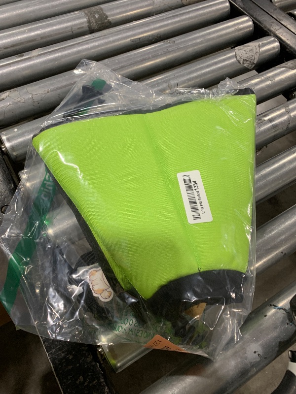 Photo 1 of Soft Dog Cone After Surgery: Comfortable Dog Cones Collar for Stop Licking Biting - Adjustable Elizabethan Collar for Dogs fit for Small Medium Large Dogs (Green, L)