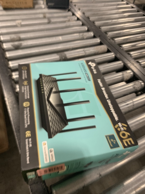 Photo 1 of TP-Link AXE5400 Tri-Band WiFi 6E Router (Archer AXE75)- Gigabit Wireless Internet Router, ax Router for Gaming, VPN Router, OneMesh, WPA3, Black