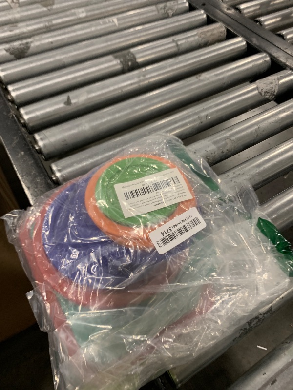 Photo 1 of Replacement Lids for Pyrex (1) 7202-PC 1 Cup Green (2) 7200-PC 2 Cup Orange (2) 7201-PC 4 Cup Blue (1) 7402-PC 6/7 Cup Red (2) 7210-PC 3 Cup Light Green (1) 7211-PC 6 Cup Red Round Rectangle