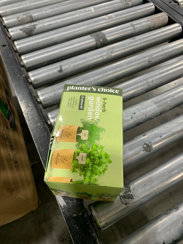 Photo 1 of Planters' Choice 9 Herb Indoor Window Garden Kit - House Plants Seeds - Best Unique Gift Ideas for Women, Mom, Friend, Her, Birthday, Housewarming, Mother - New Home Kitchen Gifts - Live Plant Starter