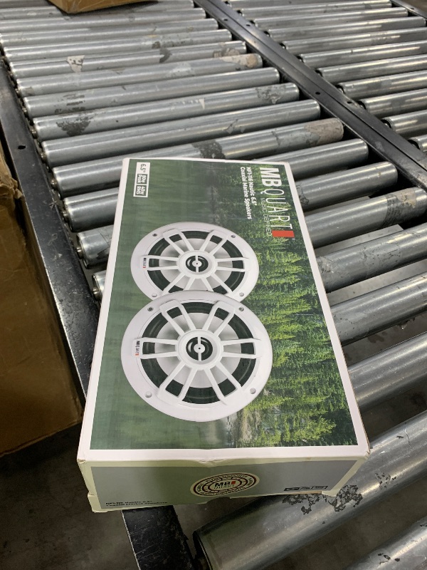 Photo 1 of MB Quart NF1-116 Nautic Series Marine Coaxial Speakers 6.5 Inch, 80-Watt Waterproof, Rust-Resistant for Boats, RVs, Outdoor Use - White - Professional Grade - Heavy Duty