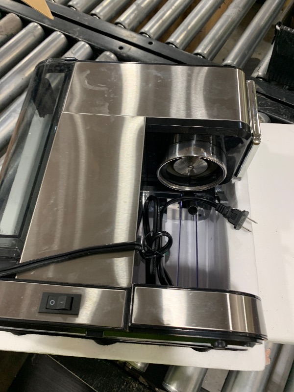 Photo 1 of TENKER Espresso Machine, 20 Bar Cappuccino Machine with Automatic Milk Frother, 3-in-1 Coffee Machine, 1350W Dual Boiler Latte Maker, Touchscreen Espresso Coffee Maker, Stainless Steel