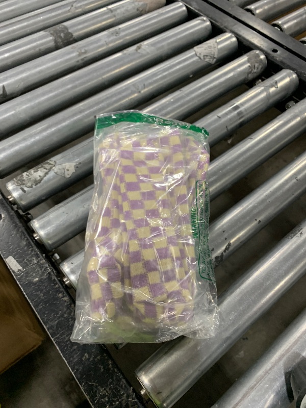 Photo 1 of EIMMBD Makeup Bags 3 Pieces Large Capacity Checkered Cosmetic Bag Travel Toiletry Organizer Cute Makeup Pouch Storage for Women(Purple)