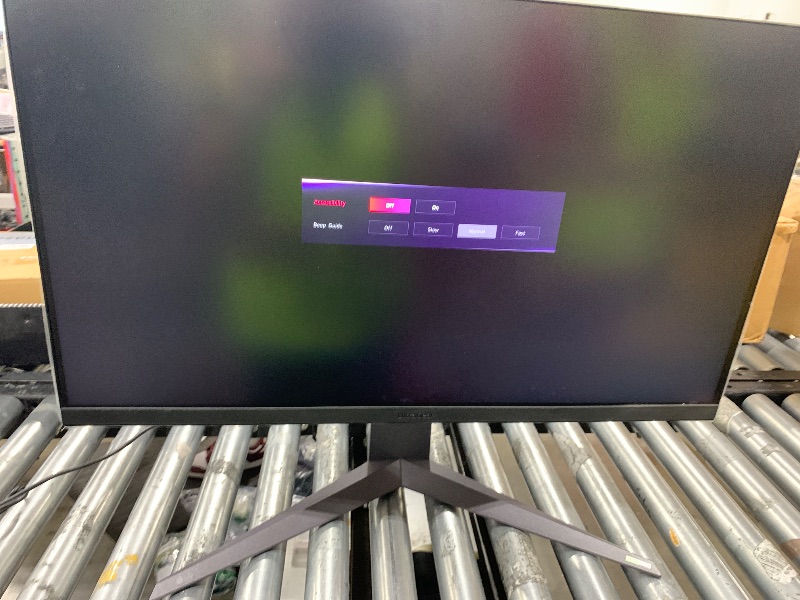 Photo 1 of ASUS ROG Strix 27” 1440P OLED Gaming Monitor (XG27AQDMG) - QHD, Glossy OLED, 240Hz, 0.03ms, Custom Heatsink, Anti-flicker,Uniform Brightness, G-SYNC Compatible, 99% DCI-P3