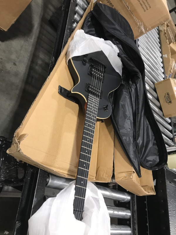 Photo 1 of Asmuse LP Electric Guitar Kit 39",Les Paul Electric Guitars for Adults Beginner,Solid Body Guitarra Electrica with 2 Volume/2 Tone Controls,3 Way Pickup,Matte Black