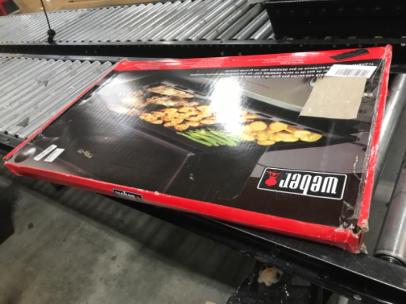 Photo 1 of Weber Rust-Resistant Outdoor Griddle Insert for Genesis 400 Series Gas Grills, Full-Size