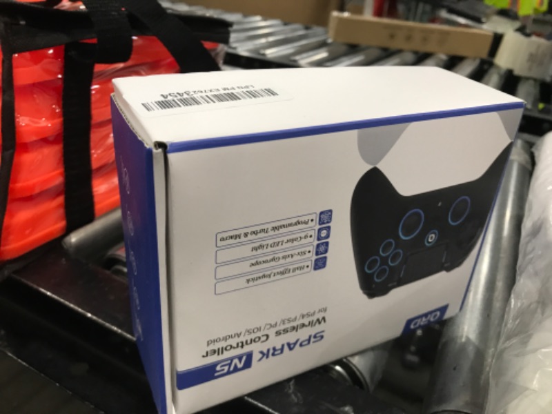 Photo 1 of QRD Spark N5 Wireless Controller for PS5 Pro Slim PS4 PS3 PS2 Steam Deck PC Windows Mac iOS Android TV Box, Halleffect Gamepad Joystick with Touchpad, 6 Axis Gyro, Dual Vibration, Mapping, Macro