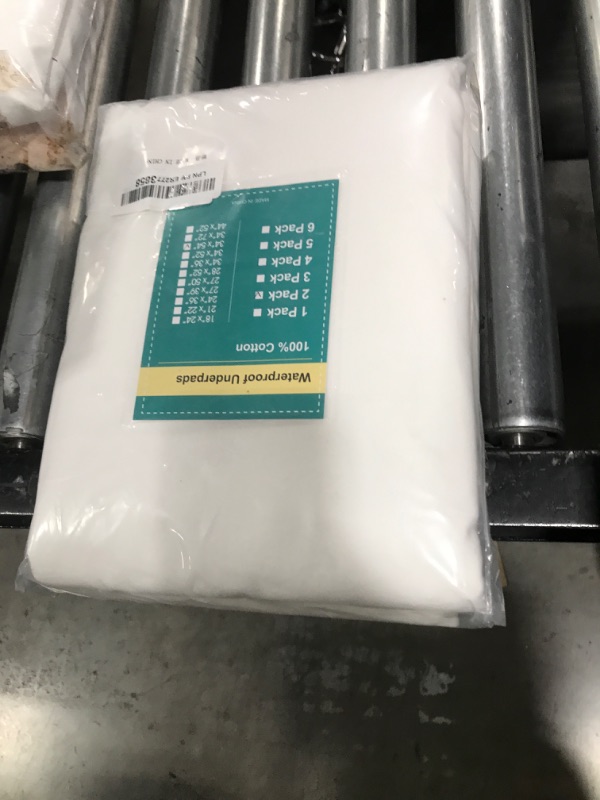 Photo 1 of Flannel Protector Pad?100? Waterproof Mattress Protector Pad, One Size, 34" X 54"-2Pack