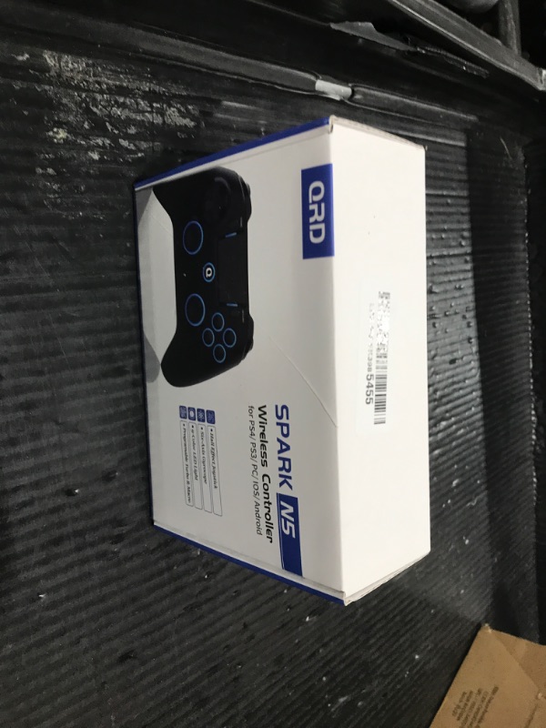 Photo 1 of QRD Spark N5 Wireless Controller for PS5 Pro Slim PS4 PS3 PS2 Steam Deck PC Windows Mac iOS Android TV Box, Halleffect Gamepad Joystick with Touchpad, 6 Axis Gyro, Dual Vibration, Mapping, Macro