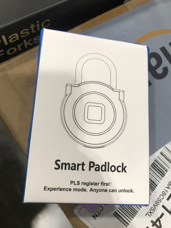 Photo 1 of Fingerprint Lock, Dhiedas Gym Locker Lock with Fingerprint Bluetooth APP, Biometric Fingerprint Padlock with Keyless, Waterproof Smart Padlock for Locker School Suitcase Cabinet Storage