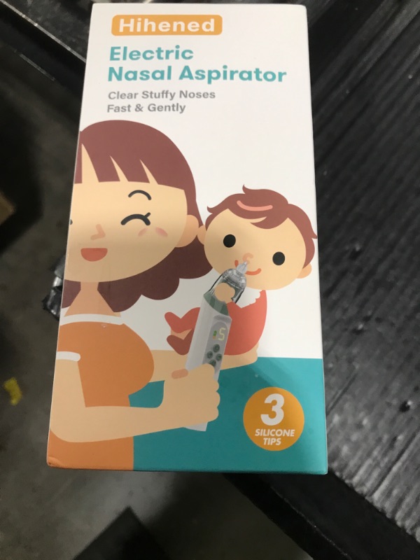 Photo 1 of Electric Nasal Aspirator for Baby, Nose Aspirator for Toddlers, Waterproof Baby Nose Sucker, Nose Cleaner with 3 Silicone Tips, Adjustable Suction Level, Music and Light Soothing Function,Green