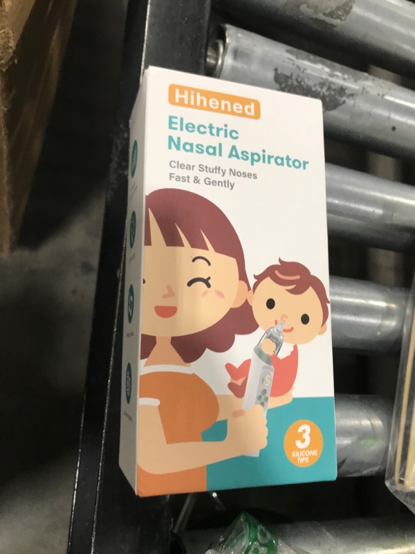 Photo 1 of Electric Nasal Aspirator for Baby, Nose Aspirator for Toddlers, Waterproof Baby Nose Sucker, Nose Cleaner with 3 Silicone Tips, Adjustable Suction Level, Music and Light Soothing Function,Green