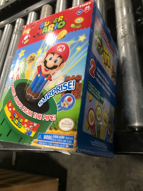 Photo 1 of TOMY Pop Up Super Mario Board Game - Family and Preschool Kids Games for Family Game Night - Kids Activities and Super Mario Toys - Girls and Boys Games - 2-4 Players - Ages 4 Years and Up