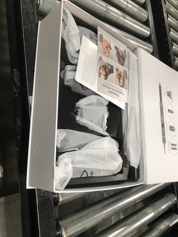 Photo 1 of Easywave Air Wrap Hair Styler: Flexible 5 in 1 Styling & Drying System, Professional Hot Air Brush Set for Fast Drying, Curling, Volumizing, Smoothing & Styling, Oval Brush, Concentrator