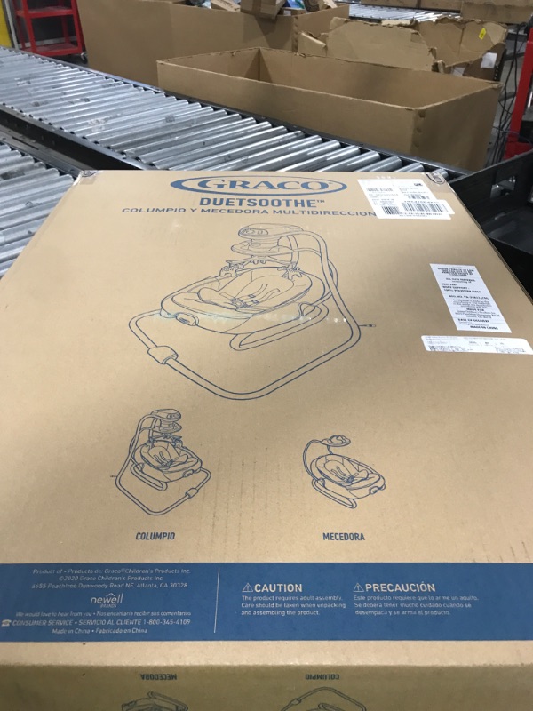 Photo 1 of Graco DuetSoothe Swing and Rocker with Removable Swing Seat and 6 Swinging Speeds for Toddler Swing Seat and Swing Chair