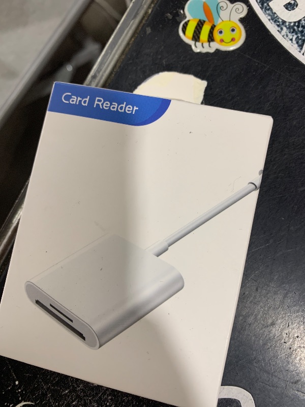 Photo 1 of SD Card Reader for iPhone iPad Camera,Dual Card Slot Memory Card Reader Supports SD and TF Card Trail Camera Viewer Sd Card Adapter Portable Micro Sd Card Reader No Application Required Plug and Play