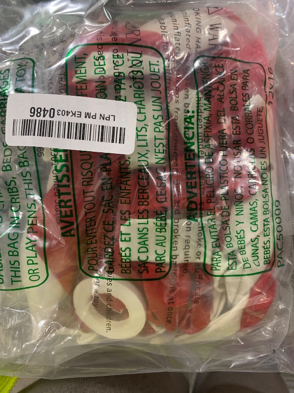 Photo 1 of 100pcs Red and white balloons 12 Inch Thickened Latex Red white Balloons for Mother's Day Decoration Valentine's Day Birthday Wedding Mother's Day Christmas Party Decorations