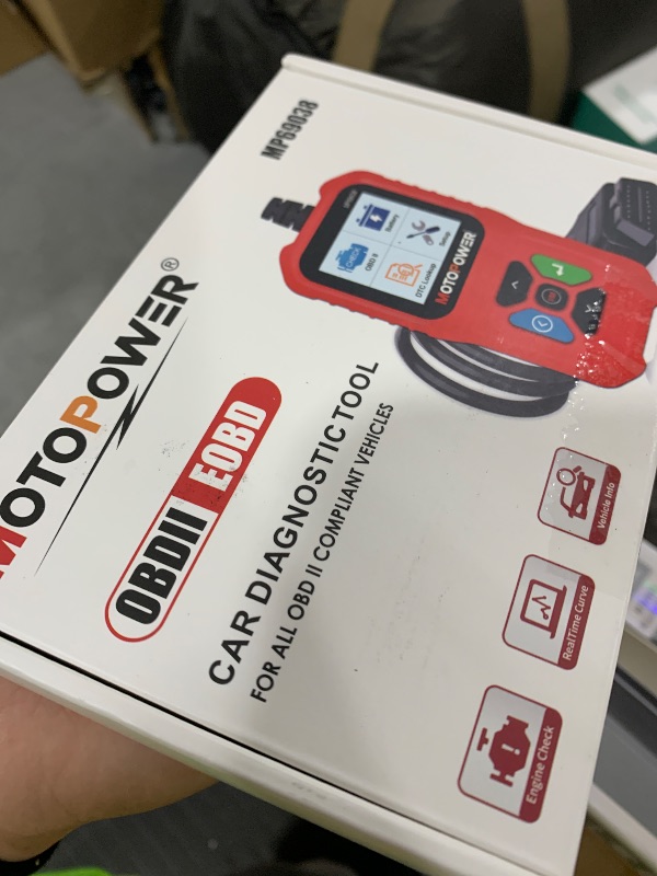 Photo 1 of MOTOPOWER MP69038 Car OBD2 Scanner Code Reader Engine Fault Code Reader Scanner CAN Diagnostic Scan Tool - Elite Edition