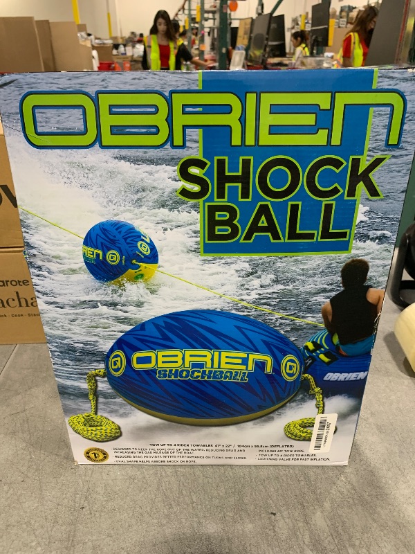 Photo 1 of O'Brien Shock Ball Towable Tube Rope Float, Blue