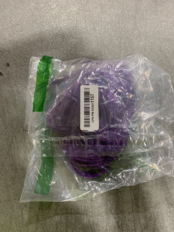 Photo 1 of 1 Piece Hair Bun Hair Piece Scrunchies Thick Up-do Synthetic Wig With Elastic Rubber Band Messy Bun Curly Wavy Donut Ponytail Hair Extension Hair Accessories For Women Girls (Purple, F120-T2411PR04)