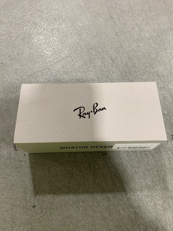 Photo 1 of Ray-Ban RBR0101S Aviator Reverse Sunglasses, Silver/Dark Grey Mirrored Turquoise, 59 mm
