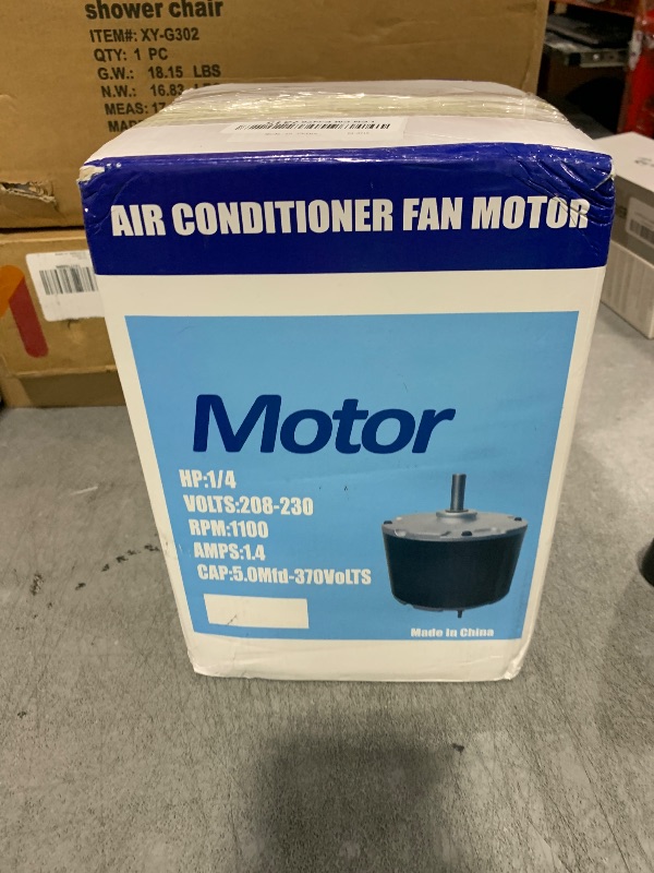 Photo 1 of 5KCP39FGS071S Carrier Condenser Motor 1/4 HP, 208-230v, 1100 RPM Carrier Condensor Electric Motor Compatible with GE HC39GE236A Inclusive Capacitance