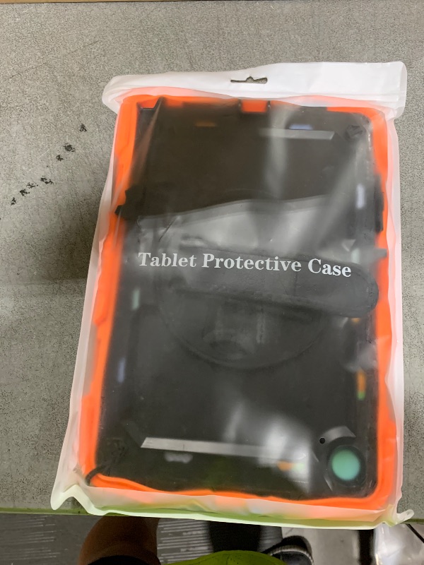 Photo 1 of HXCASEAC Case for Samsung Galaxy Tab A9+/ A9 Plus 11 Inch, Protective with Screen Protector/Hand Strap/Pen Holder, Sturdy Shockproof Galaxy A9 Plus Tablet Case 2023 SM-X210/X216/X218 - Orange