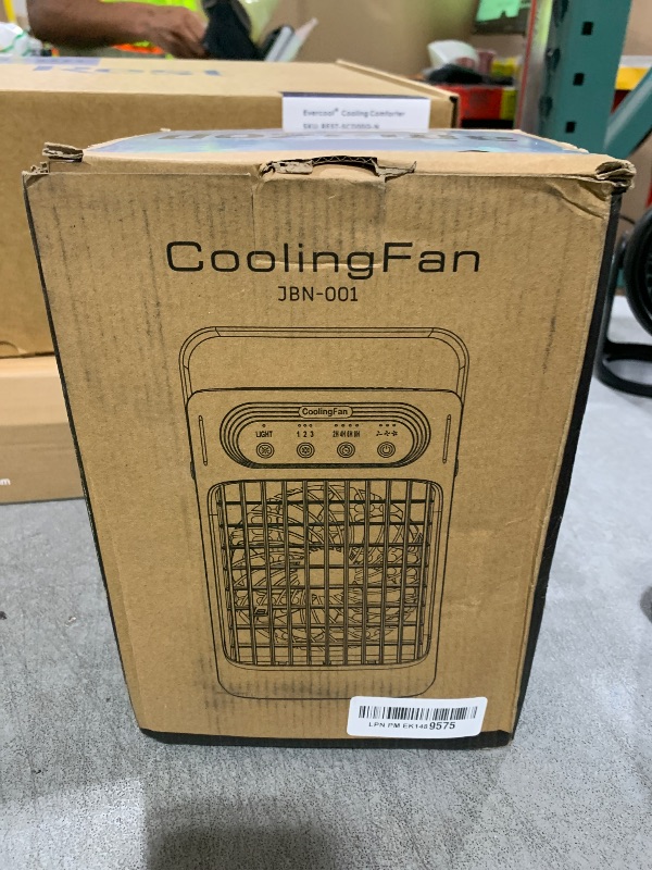 Photo 1 of Small Portable Air Conditioner, LEAEYFE 3 Higher Speeds With 800ml Extra Large Water Tank, 120° Oscillating Mini Cooler Works Within 9 Feet, 2/8 Hour Timer,For Desk, Home, bed and Living Room