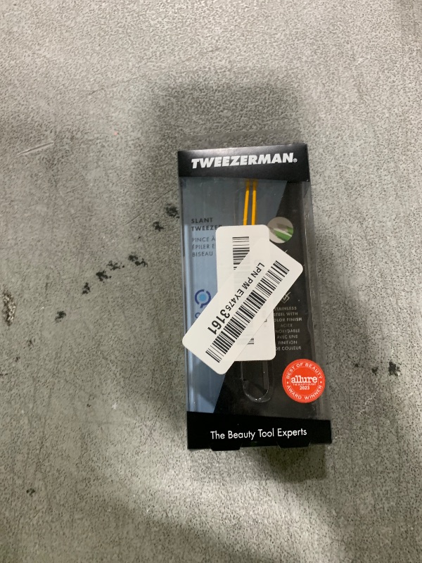 Photo 1 of Tweezerman Slant Tweezer - Model No. 1230-GAR, multi Yellow