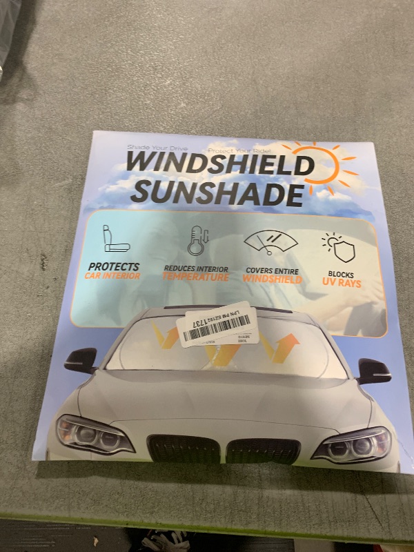 Photo 1 of PAIMOHO Windshield Sun Shade for Mazda CX-9 2016-2025, Car Front Window Sunshade with 240T Sun Visor Protector Blocks UV Rays Heat Sun Shield Accessories