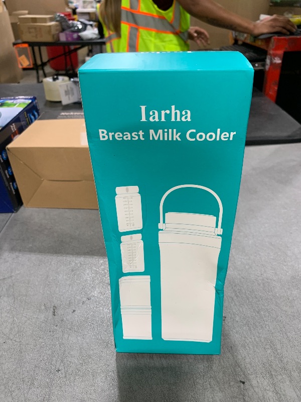 Photo 1 of Portable Breast Milk Cooler, 22oz Breastmilk Cooler Bottle With 360°Total Cooling for 24 Hours, Storage Container with 2pcs Baby Bottles, Breastfeeding Essentials, Beige