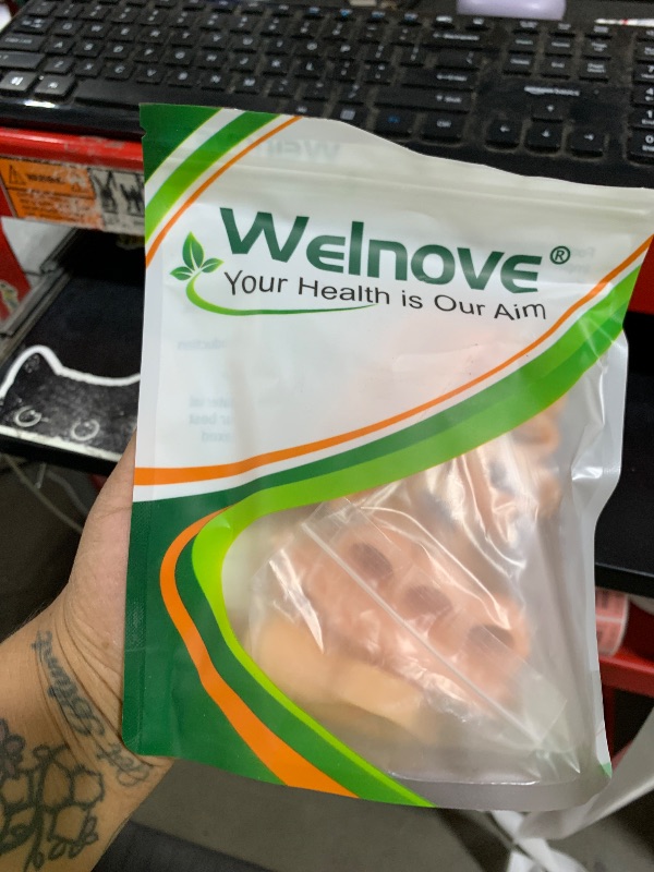 Photo 1 of Welnove Hammertoe Corrector Gel Toe Straighteners - 8 Pcs Toe Support Pads Cushion - Realign Bent, Crooked, Curled, Claw, Hammer Toes - Soft Support