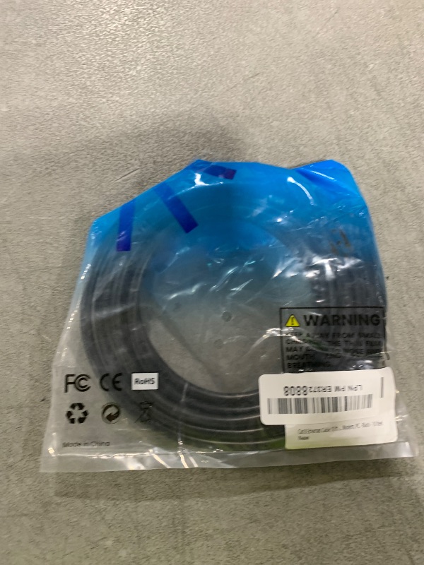 Photo 1 of Cat 8 Ethernet Cable 10ft - High Speed Cat8 Internet WiFi Cable 40 Gbps 2000 Mhz - RJ45 Connector with Gold Plated, Weatherproof LAN Patch Cord Cable for Router, Gaming, PC - White - 10 feet