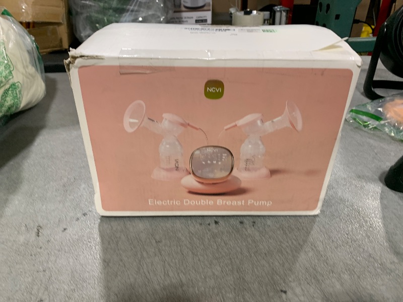 Photo 1 of NCVI Electric Breast Pump 8782, Portable Hospital-Grade Double Pump with 4 Modes & 9 Levels, Anti-Backflow, Rechargeable Quiet Breastfeeding Pump for Efficient Comfortable Use at Home, Work or Travel
