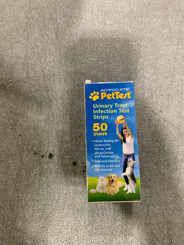 Photo 1 of PetTest UTI Test Strips for Dogs & Cats, Detect Urinary Tract Infections in Your Pets from Home with Easy Urine Testing