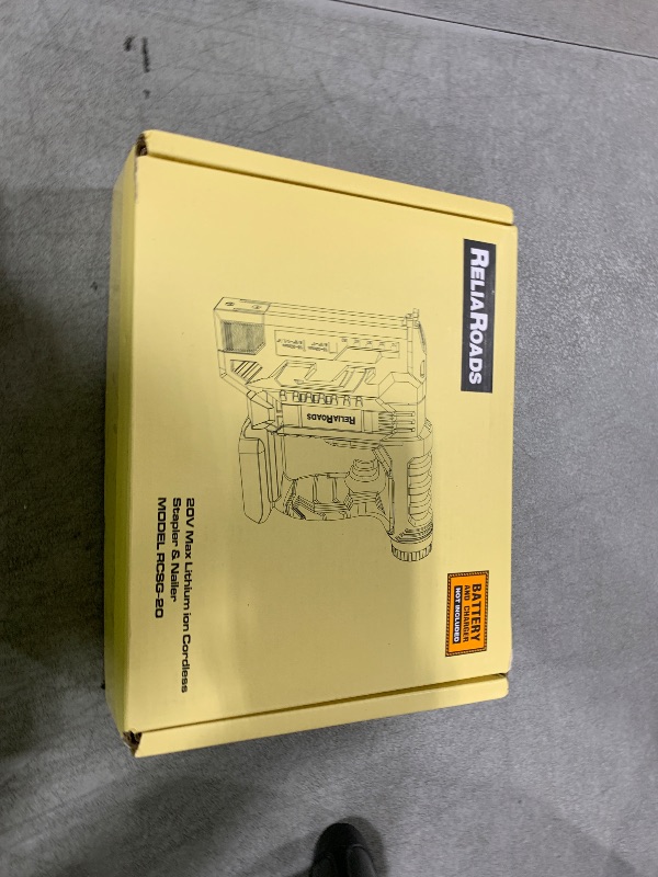 Photo 1 of ReliaRoads 20V Max Lithium Ion Cordless Stapler & Nailer