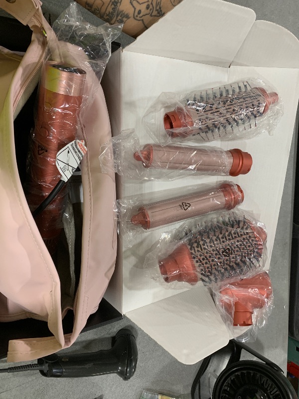 Photo 1 of 5 in 1 Hair Styler Hair Dryer Brush - High-Speed Hot Air Styler Wrap, Fast Drying No Heat Damage Ionic Blow Dryer Brush for Women Volumizing, Curling, Straighten, Frizz-Free Multi Stylers Travel Bag
