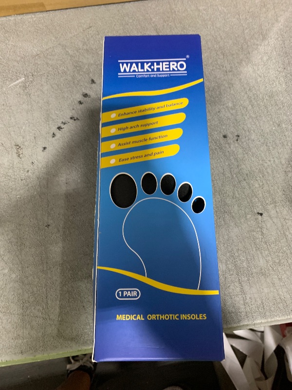 Photo 1 of Plantar Fasciitis Relief - Arch Support Insoles for Men Women, Shoe Inserts for Flat Feet, Orthotic Shoe Insoles All-Day Energy and Comfort with Every Step (Mens 13-13 1/2)