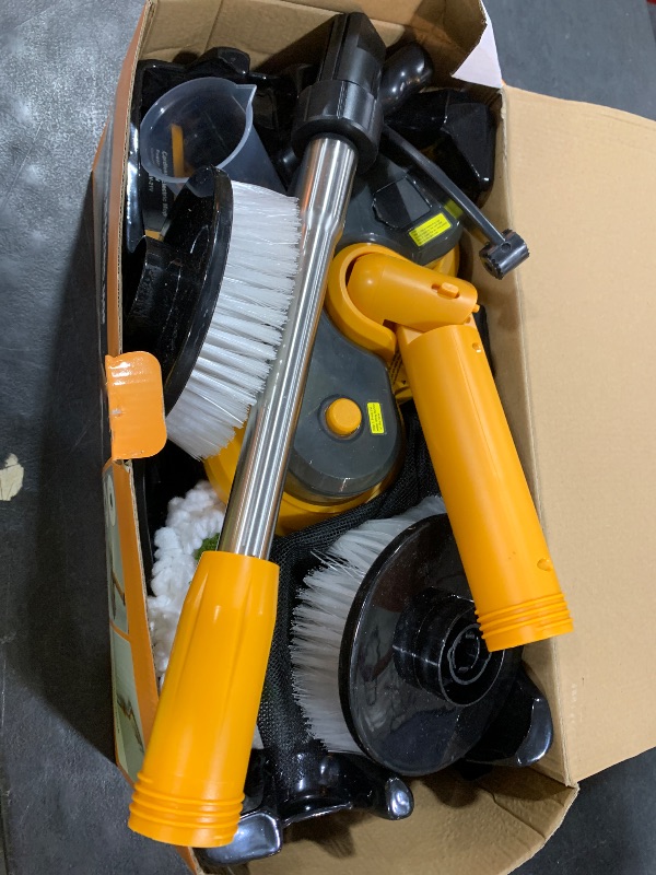 Photo 1 of qimedo 6000mAh Battery Electric Mop M1, 800RPM Cordless Electric Power Scrubber & Mops for Floor Cleaning, Best Automatic Spin Mops with Smart Display,Rotating Mop with LED Light & Water Spray