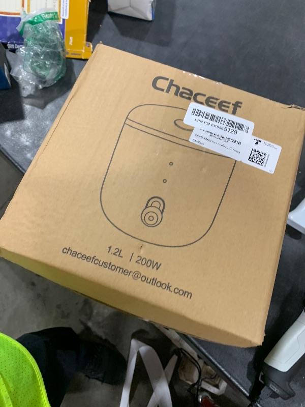 Photo 1 of CHACEEF Mini Rice Cooker 2 Cups Uncooked, 1.2L Rice Cooker Small with Non-stick Pot, Portable Travel Rice Maker with One Touch & Keep Warm Function, White Rice, Brown Rice, Oatmeal, Green