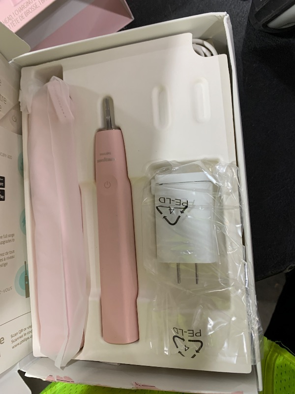 Photo 1 of Philips Sonicare DiamondClean 9900 Prestige Electric Toothbrush - with SenseIQ Technology and Advanced AI App, 5 Brushing Modes, 3 Intensity Levels, Charging Travel Case, Pink, Model HX9990/13