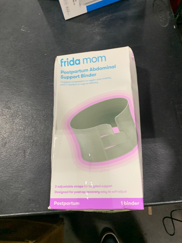 Photo 1 of Frida Mom Belly Binder, Postpartum Essentials for Natural and C-Section Recovery, Adjustable Compression Wrap, After Birth Brace, Abdominal Band, 9" High