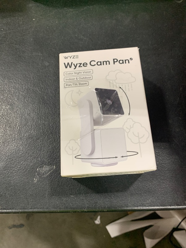 Photo 1 of WYZE Cam Pan v3 Indoor/Outdoor IP65 1080P 360° Pan/Tilt/Zoom WiFi Smart Home Security Camera, Motion Tracking for Baby/Pet, Color Night Vision, Works with Alexa&Google Assistant, Free Expert Setup