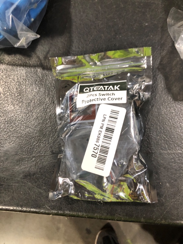Photo 1 of QTEATAK 2pcs Anti-Misoperation Dustproof and Waterproof Protective Cover Protective Cover Suitable for KCD4 Boat Toggle Switch with Double-Sided Adhesive