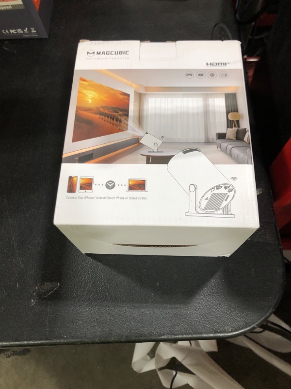 Photo 1 of Magcubic 2025 Upgraded HY300PRO Mini Projector with WiFi and Bluetooth, Portable Projector 4K Support, Auto Keystone, 180 Degree Rotation, Smart Proyector for Home Outdoor Android 11