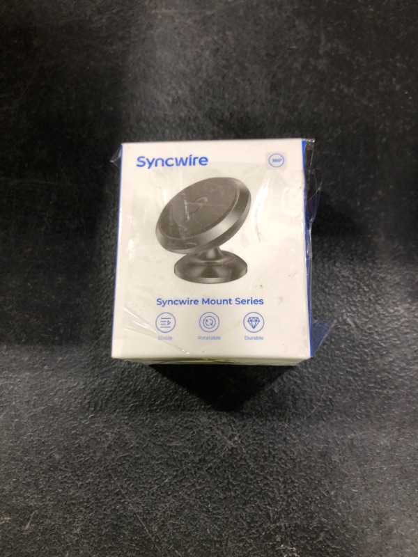 Photo 1 of Syncwire Magnetic Car Phone Holder for Dashboard, Cell Phone Car Kits, 360° Adjustable Magnet Cell Phone Mount Compatible with iPhone, Samsung, LG, GPS, Mini Tablet and More