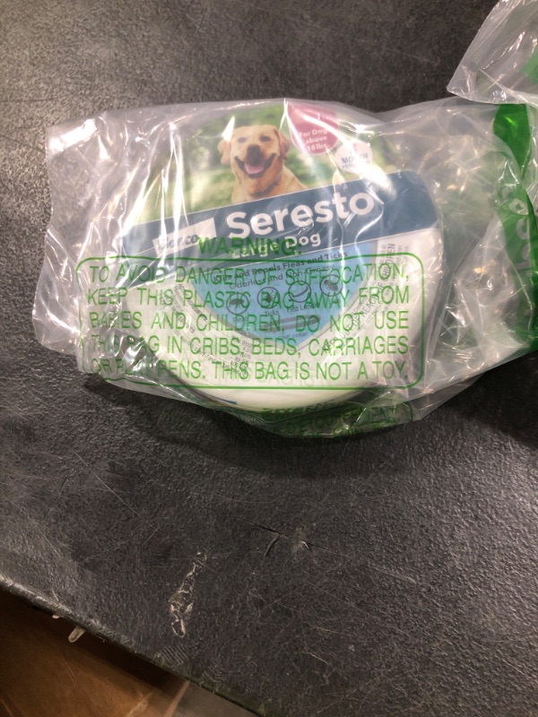 Photo 1 of Seresto Large Dog Vet-Recommended Flea & Tick Treatment & Prevention Collar for Dogs Over 18 lbs. | 8 Months Protection