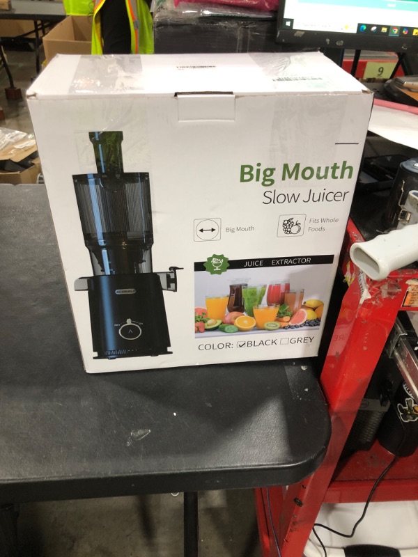 Photo 1 of Juicer Machines, ECOSELF 4.35" Large Feed Chute for Family Needs, Professional Cold Press Juicer For Whole Fruits & Vegetables, Self Feeding Effortless for Batch Juicing, Easy to Clean