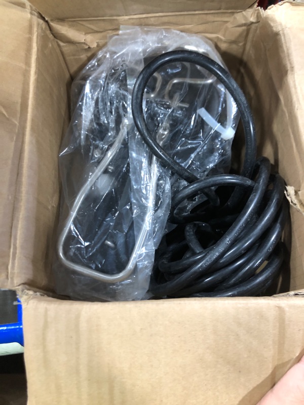 Photo 1 of LANCHEZ 1/2 HP Submersible Cast Iron and Stainless Steel Sump Pump with Integrated Vertical Float Switch, 5200 GPH, Heavy Duty Basement Sewage Pump, 1-1/2" NPT Discharge Effluent Pump